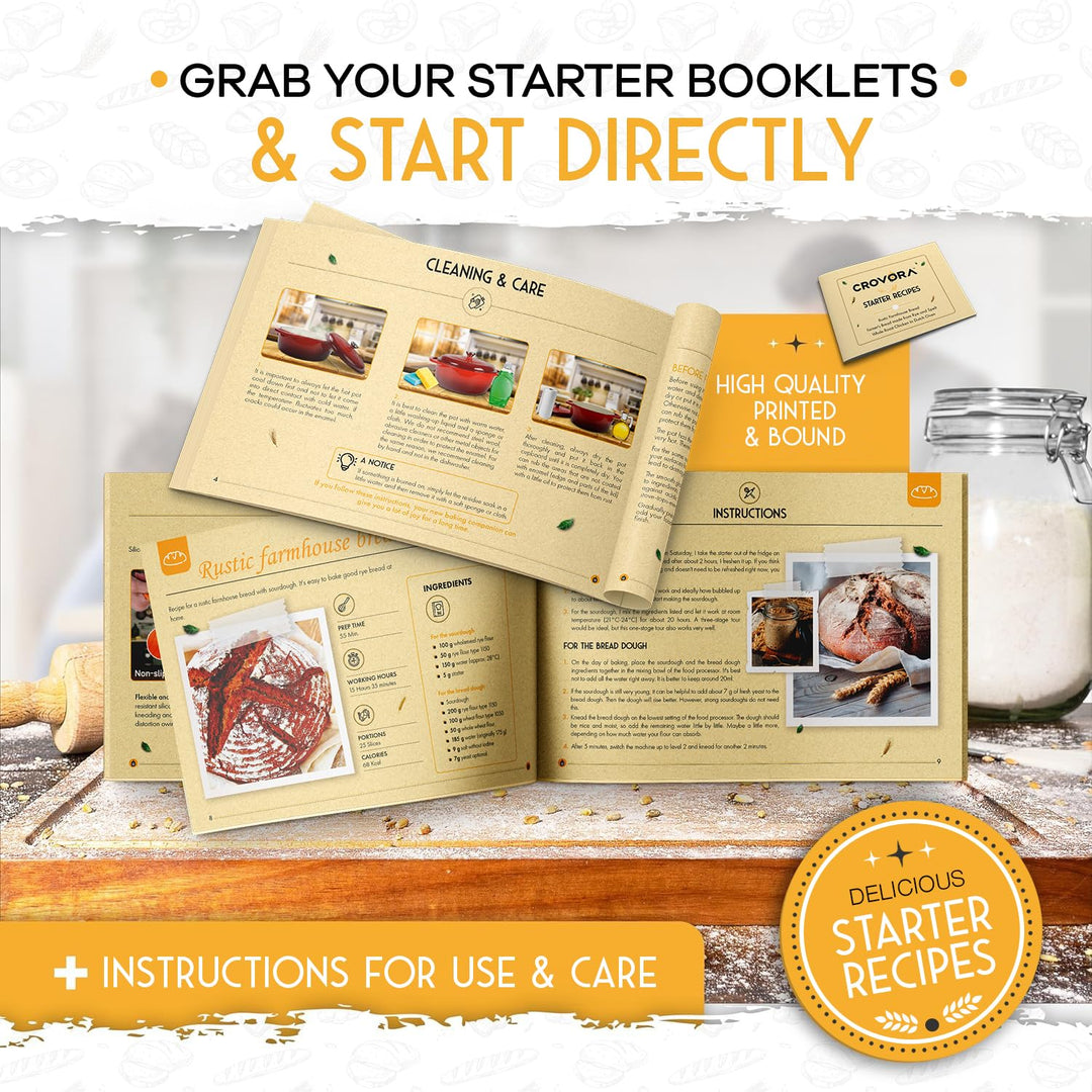 ULTIMATE BREAD MASTER KITS - ENAMELED CAST IRON DUTCH OVEN