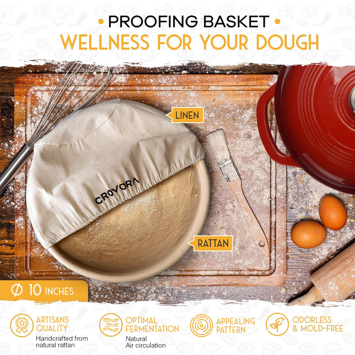 ULTIMATE BREAD MASTER KIT - ENAMELED CAST IRON DUTCH OVEN