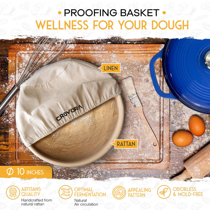 ULTIMATE BREAD MASTER KIT - ENAMELED CAST IRON DUTCH OVEN