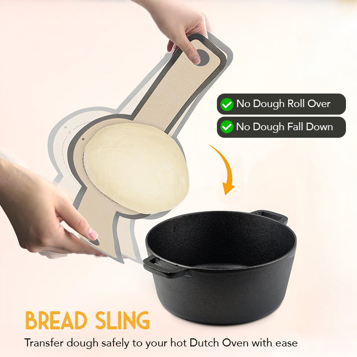 ULTIMATE BREAD MASTER KIT - PRE-SEASONED CAST IRON DUTCH OVEN